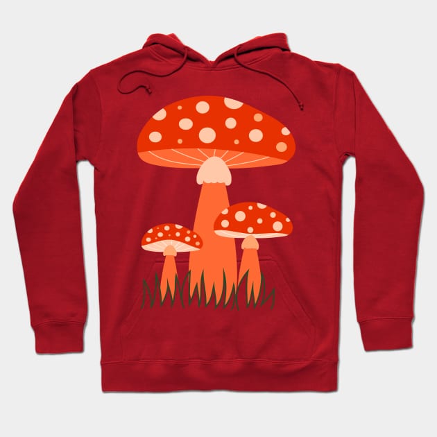 Three toadstools 1 Hoodie by grafart